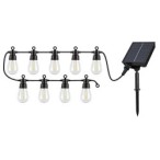 Saulės energija įkraunamas šviestuvas Zirc LED 3.6W 2700K Šilta balta (juoda)