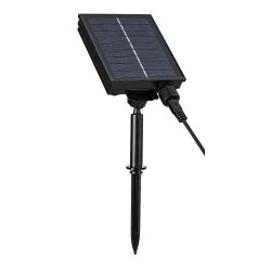 Saulės energija įkraunamas šviestuvas Zirc LED 3.6W 2700K Šilta balta (juoda)