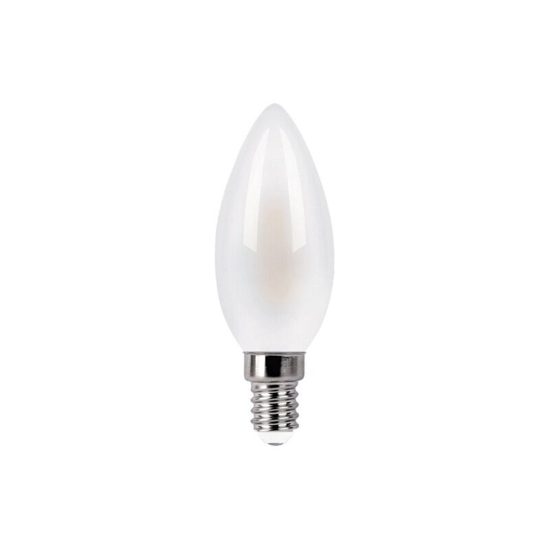 LED lemputė E14 Filament-LED 4W C35 4000K Neutrali balta