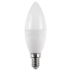 LED lemputė E14  SMD-LED 9W C35 3000K Šilta balta