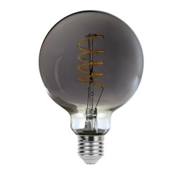 LED lemputė E27 Filament-LED 5W G95 1800K Šilta balta