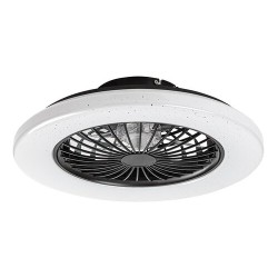 Lubinis šviestuvas Dalfon2 LED 48W 3000-6500K CCT keičiama balta spalva (juoda)