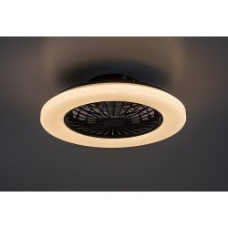 Lubinis šviestuvas Dalfon2 LED 48W 3000-6500K CCT keičiama balta spalva (juoda)