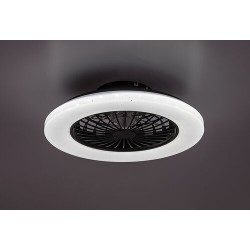 Lubinis šviestuvas Dalfon2 LED 48W 3000-6500K CCT keičiama balta spalva (juoda)