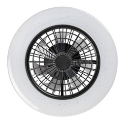 Lubinis šviestuvas Dalfon2 LED 48W 3000-6500K CCT keičiama balta spalva (juoda)