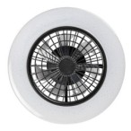Lubinis šviestuvas Dalfon2 LED 48W 3000-6500K CCT keičiama balta spalva (juoda)