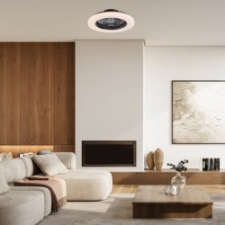 Lubinis šviestuvas Dalfon2 LED 48W 3000-6500K CCT keičiama balta spalva (juoda)
