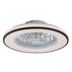 Lubinis šviestuvas Dalfon2 LED 48W 3000-6500K CCT keičiama balta spalva (juoda)
