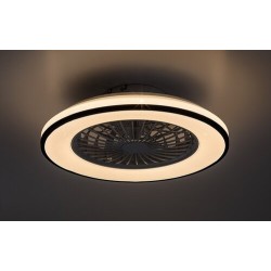 Lubinis šviestuvas Dalfon2 LED 48W 3000-6500K CCT keičiama balta spalva (juoda)
