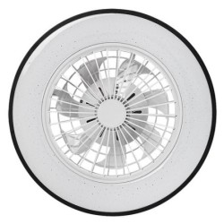 Lubinis šviestuvas Dalfon2 LED 48W 3000-6500K CCT keičiama balta spalva (juoda)