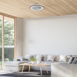 Lubinis šviestuvas Dalfon2 LED 48W 3000-6500K CCT keičiama balta spalva (juoda)