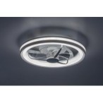 Lubinis šviestuvas Fanricius LED 40W 3000, 4000, 6000K CCT keičiama balta spalva (Sidabro)