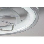 Lubinis šviestuvas Fanricius LED 40W 3000, 4000, 6000K CCT keičiama balta spalva (Sidabro)