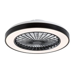 Lubinis šviestuvas Dalfon2 LED 40W 3000, 4000, 6000K CCT keičiama balta spalva (juoda)