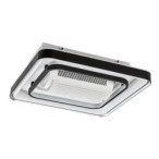 Lubinis šviestuvas Aireon LED 50W 3000, 4000, 6000K CCT keičiama balta spalva (juoda)