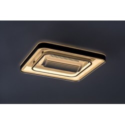 Lubinis šviestuvas Aireon LED 50W 3000, 4000, 6000K CCT keičiama balta spalva (juoda)