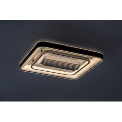 Lubinis šviestuvas Aireon LED 50W 3000, 4000, 6000K CCT keičiama balta spalva (juoda)
