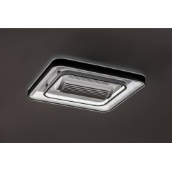 Lubinis šviestuvas Aireon LED 50W 3000, 4000, 6000K CCT keičiama balta spalva (juoda)