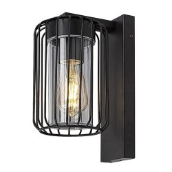 Sieninis lauko šviestuvas Tarpa E27 1x MAX 40W (juoda)