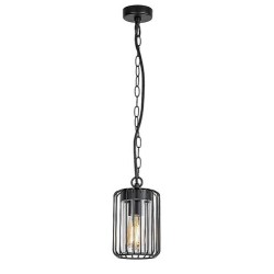 Pakabinamas lauko šviestuvas Tarpa E27 1x MAX 40W (juoda)