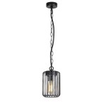 Pakabinamas lauko šviestuvas Tarpa E27 1x MAX 40W (juoda)