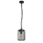 Pakabinamas lauko šviestuvas Tarpa E27 1x MAX 40W (juoda)