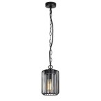 Pakabinamas lauko šviestuvas Tarpa E27 1x MAX 40W (juoda)