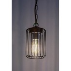 Pakabinamas lauko šviestuvas Tarpa E27 1x MAX 40W (juoda)
