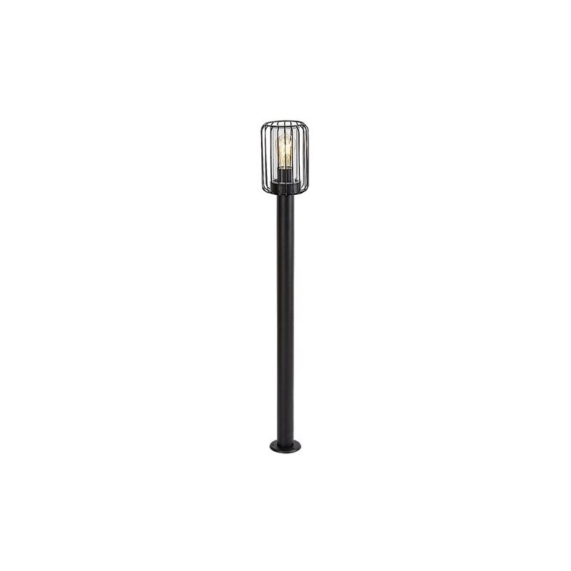 Pastatomas lauko šviestuvas Tarpa E27 1x MAX 40W (juoda)