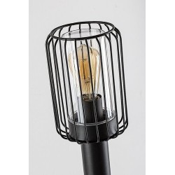 Pastatomas lauko šviestuvas Tarpa E27 1x MAX 40W (juoda)