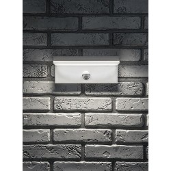 Sieninis lauko šviestuvas Zaragoza LED 9W 2700, 4000, 6500K CCT keičiama balta spalva (balta)