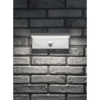 Sieninis lauko šviestuvas Zaragoza LED 9W 2700, 4000, 6500K CCT keičiama balta spalva (balta)