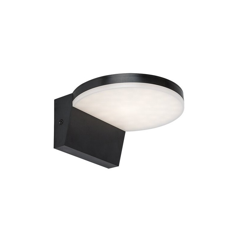 Sieninis lauko šviestuvas Batida LED 9W 2700, 4000, 6500K CCT keičiama balta spalva (juoda)