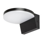 Sieninis lauko šviestuvas Batida LED 9W 2700, 4000, 6500K CCT keičiama balta spalva (juoda)