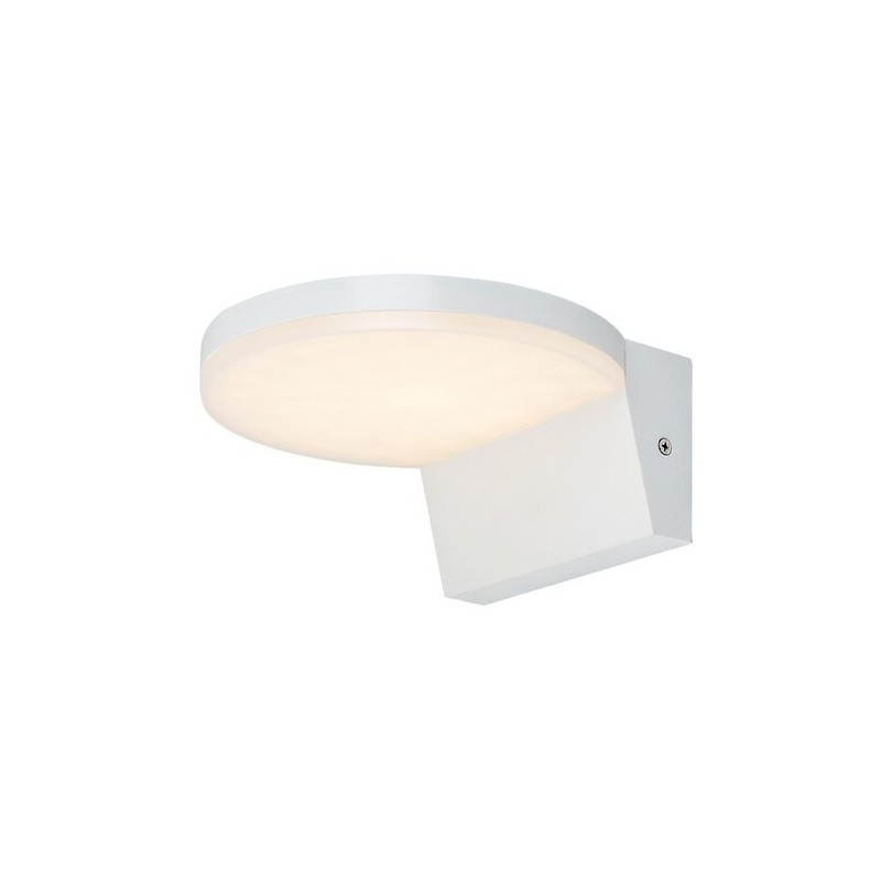 Sieninis lauko šviestuvas Batida LED 9W 2700, 4000, 6500K CCT keičiama balta spalva (balta)