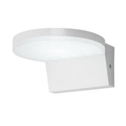 Sieninis lauko šviestuvas Batida LED 9W 2700, 4000, 6500K CCT keičiama balta spalva (balta)