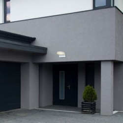 Sieninis lauko šviestuvas Batida LED 9W 2700, 4000, 6500K CCT keičiama balta spalva (balta)