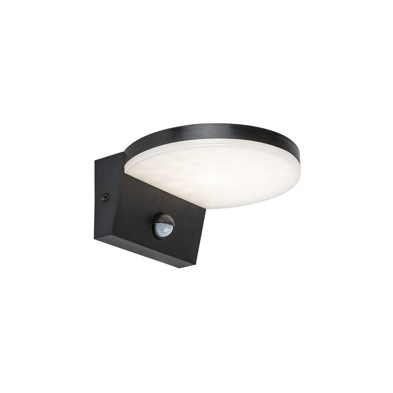 Sieninis lauko šviestuvas Batida LED 9W 2700, 4000, 6500K CCT keičiama balta spalva (juoda)