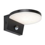 Sieninis lauko šviestuvas Batida LED 9W 2700, 4000, 6500K CCT keičiama balta spalva (juoda)