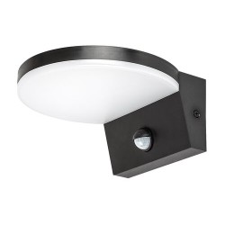 Sieninis lauko šviestuvas Batida LED 9W 2700, 4000, 6500K CCT keičiama balta spalva (juoda)