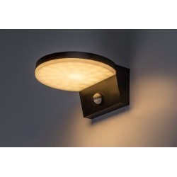 Sieninis lauko šviestuvas Batida LED 9W 2700, 4000, 6500K CCT keičiama balta spalva (juoda)