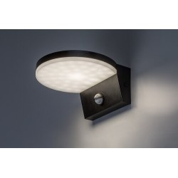 Sieninis lauko šviestuvas Batida LED 9W 2700, 4000, 6500K CCT keičiama balta spalva (juoda)