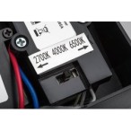 Sieninis lauko šviestuvas Batida LED 9W 2700, 4000, 6500K CCT keičiama balta spalva (juoda)