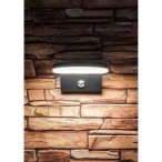 Sieninis lauko šviestuvas Batida LED 9W 2700, 4000, 6500K CCT keičiama balta spalva (juoda)