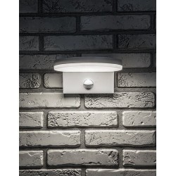 Sieninis lauko šviestuvas Batida LED 9W 2700, 4000, 6500K CCT keičiama balta spalva (balta)