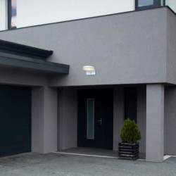 Sieninis lauko šviestuvas Batida LED 9W 2700, 4000, 6500K CCT keičiama balta spalva (balta)