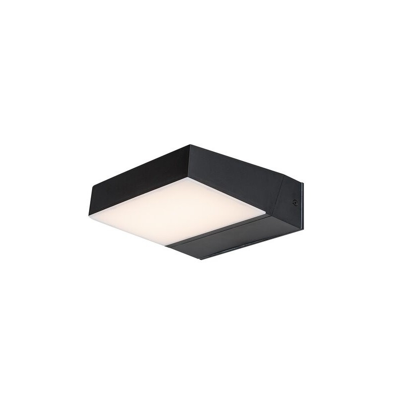 Sieninis lauko šviestuvas Laxa LED 14W 2700, 4000, 6500K CCT keičiama balta spalva (juoda)
