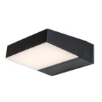 Sieninis lauko šviestuvas Laxa LED 14W 2700, 4000, 6500K CCT keičiama balta spalva (juoda)