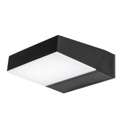 Sieninis lauko šviestuvas Laxa LED 14W 2700, 4000, 6500K CCT keičiama balta spalva (juoda)