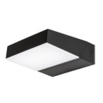 Sieninis lauko šviestuvas Laxa LED 14W 2700, 4000, 6500K CCT keičiama balta spalva (juoda)